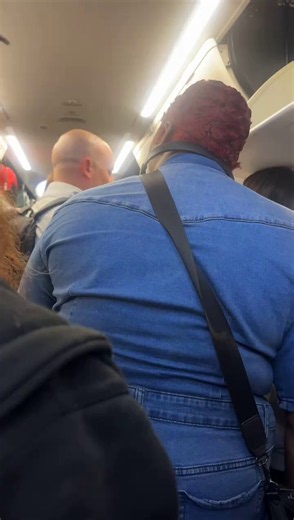 Woman on a plane tries to push her way to the front of the plane while channeling her Spirit Airline energy. The Guy politely says “excuse me” and she completely loses it — yelling, refusing to move, threatening him while the whole plane watches.He hits her with the perfect response: “Who raised you, woman?”Zero manners and awareness. Pure entitlement.We all paid the same money. The door isn’t even open yet. But somehow she’s special and everyone else is the problem. The fatigue is preaching a s