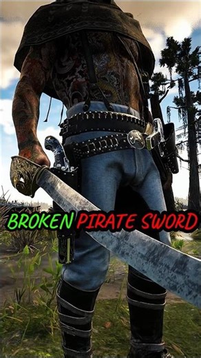 BROKEN PIRATE SWORD Location Revealed in RDR2 🏴‍☠️ | Rare Secret Weapon #rdr2 #rdr2secrets #shorts