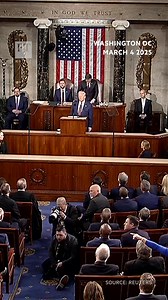 149K views · 884 reactions | Speaker of the House Mike Johnson ordered lawmakers to 'cease any further disruptions' after Trump halted his speech amid a heavy bout of heckling. Follow live updates from Trump's address to Congress: https://on.ft.com/43szxTj | Financial Times | Facebook