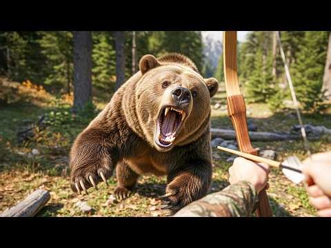 This Longbow Unleashed Pure FURY on a 1000 Pound Grizzly Bear!