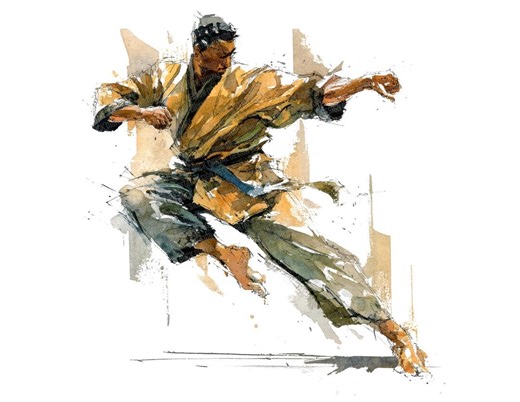 Martial Arts Punch Pose PNG Clipart, 12x Karate Fighter Art Set, Printable Watercolor Clip Art, Transparent PNG, Digital Download, Scrapbook - Etsy