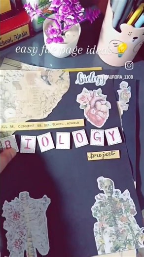 biology project file ideas 💡 assignment work.