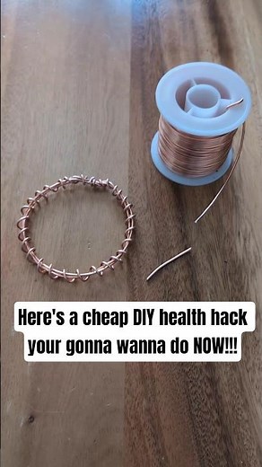 Get on this! Make a copper bracelet for the whole fam! I got this 14 gauge copper wire on Amazon $30