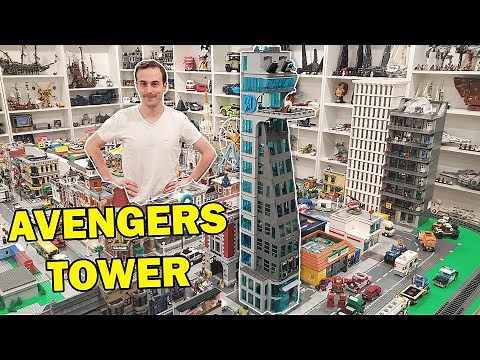 Custom LEGO Avengers Tower 4 FEET TALL!