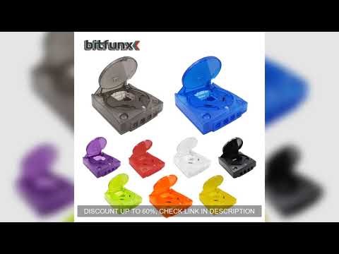 Bitfunx Replacement Plastic Shell Translucent Case for SEGA Dreamcast DC Retro Video Game Console Tr
