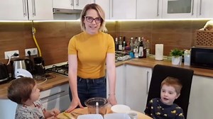 Egészséges gofri házi nutellával