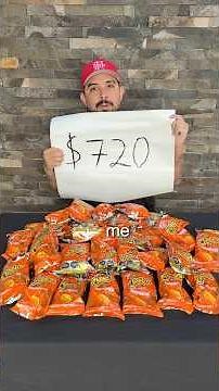 How many bills do I get from 30 orange Cheetos?