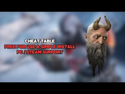God of War Ragnarock Cheat Table(Engine) / FREE FOR USE & SIMPLE INSTALL (PC ONLY)