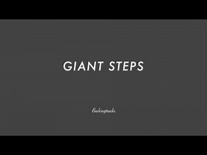 GIANT STEPS chord progression - Backing Track (no piano)