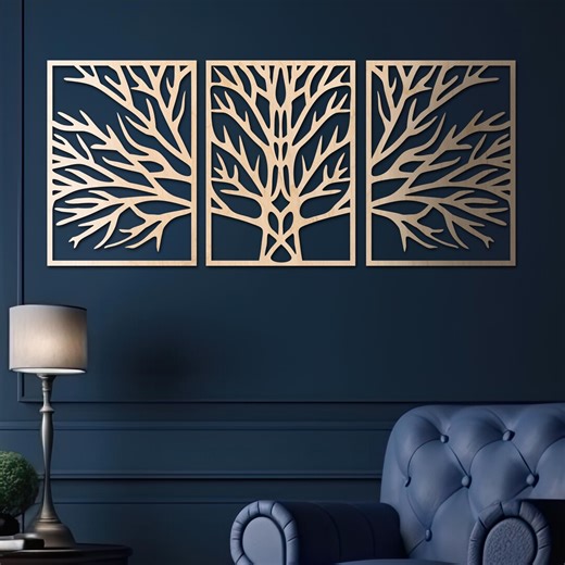 Large Tree Wall Decor, Wooden Tree Wall Decor, Tree Wall Art, Tree Wood Wall Art, Tree of Life Wall Art, Tree of Life Wall Hanging - Etsy