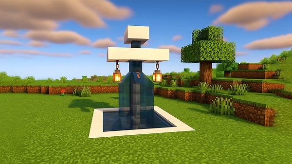 💧 Moderne Fontein Bouwen in Minecraft – Simpele en Stijlvolle Tutorial!