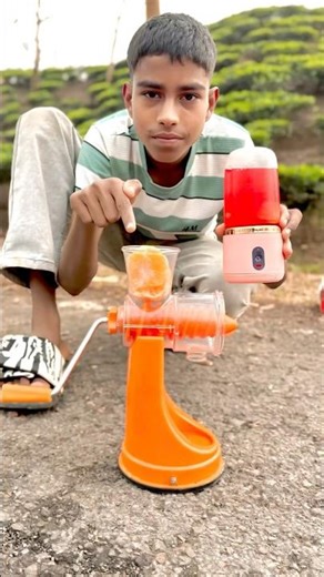 Hand Juicer Machine Vs USB Rechargeable 2Ta Juicer mixer🥤😭