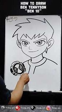 how to draw ben tennyson "ben 10"