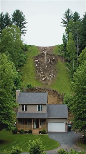 landslide and earthquake destroy | Natural Disaster