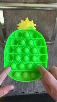 POP-IT Fidget Sensory Toy!! Satisfying Push Pop Bubble Pineapple /#shorts Real Sound no tricks.