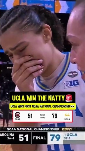 UCLA are CHAMPS for the FIRST TIME🚨