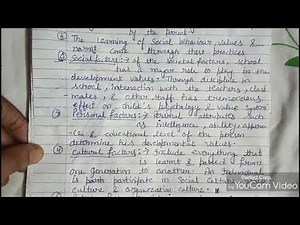 Values, types,sources,characteristics,significance of values..