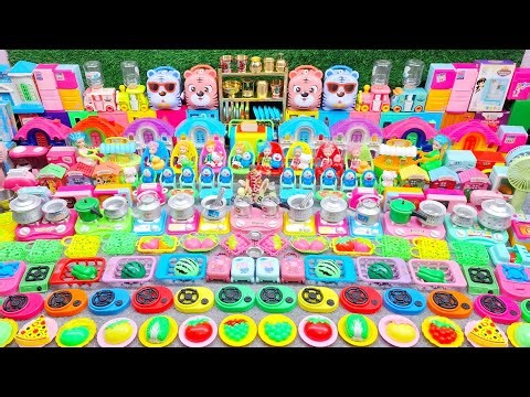 7:55 Minutes Satisfying with Unboxing Hello Kitty Tiny Kitchen Set | Miniature Kitchen Set Review