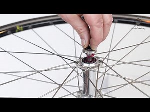 Service A Bike Wheel's Cup And Cone Front Hub