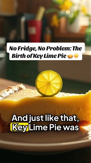 Before it was a Florida icon, Key lime pie was pure problem-solving. With no refrigeration and limited ingredients, sponge divers and locals in the late 1800s mixed sweetened condensed milk, limes, and eggs into a pie that could handle the tropical heat. What started as a clever workaround became Florida’s official state pie — proof that necessity really is the mother of dessert. 🥧☀️ Food History Food Facts Did You Know Food Food and Culture History of Food Food Origins Global Food History #Foo