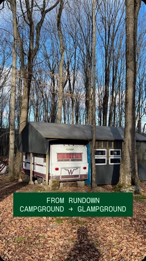 We bought an old campground back in 2023 for $285K and turned it into what is now @campferncrest It was filled with falling down structures, trash, but it was full of character, potential, and a future. It’s our 3rd season, and we wouldn’t trade the worry, challenges, or all nighters for how Ferncrest has changed our lives forever. Do you think it was all worth it? | Finding Promised Land