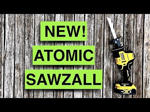 Newest Atomic Saw! Dewalt Compact Series 20v Max Reciprocating Sawzall DCS369B REVIEW