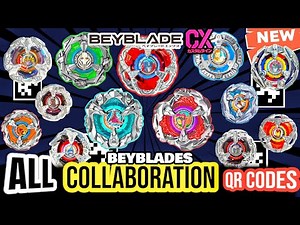 These COLLABORATION Beyblades are the BEST | BEYBLADE X APP New QR CODES