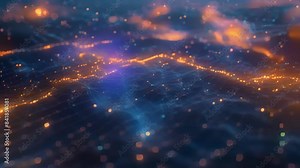 A map overlaying energy usage patterns with weather data allowing an energy company to adjust their distribution strategy during extreme heat or cold.