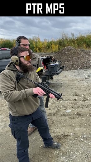 Full Semi Auto MP5-FRT PTR #shootingsports #training #shootingrange #mp5 #alaska