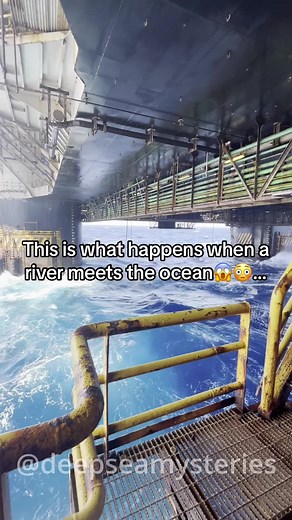 The ocean can be very powerfull 😳 #sea #ocean #nature #scary #bigwaves #storm