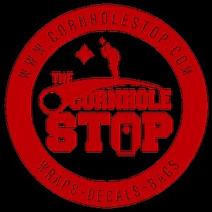 Cornhole Wraps | Cornhole Board Decals | Cornhole Stop Designs