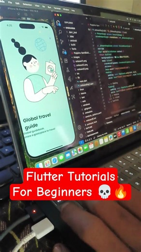 🔥 Flutter Tutorial for Beginners (2025) | Build a Complete App Using Flutter #shorts #flutter