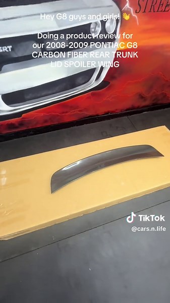 2008-2009 Pontiac G8 Carbon Fiber Spoiler Review