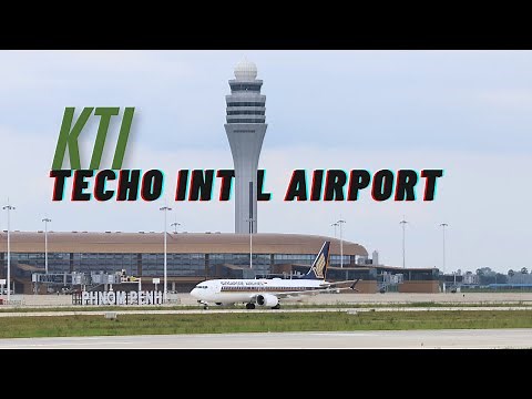 First Landing & Takeoff at Cambodia’s New Techo International Airport (KTI) [4K]