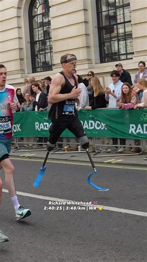 Richard's WR: Double Amputee Runs 2:40:25 London Marathon