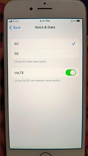 Enable Volte on iphone