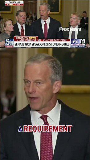 SAVE Act will require photo ID to vote in US elections, Sen. Thune says #shorts