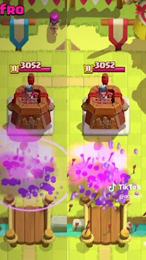 Evolved Zap vs Arrows: Clash Royale Tower Damage Comparison