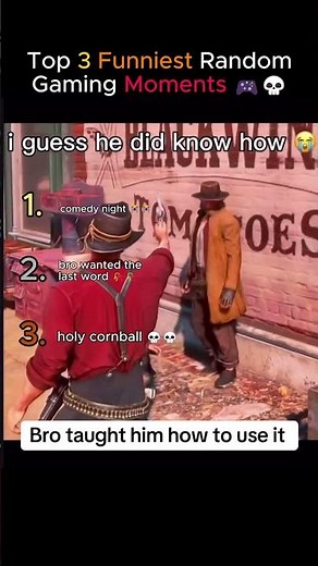 Top 3 Funniest Video Game Moments 😂💀 (Comedic Edition)