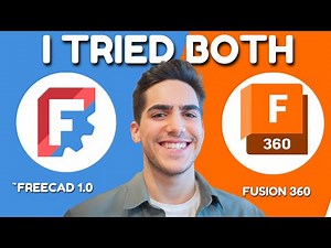 FreeCAD 1.0 vs Fusion 360 (2025) – The Ultimate CAD Showdown