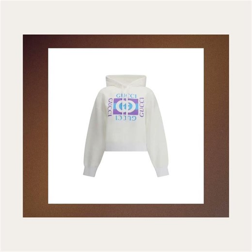 Gucci Printed Logo Hoodie