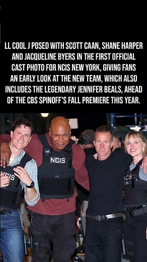 LL Cool J Shared The First Official Cast Photo For NCIS New York 🎬🗽📸