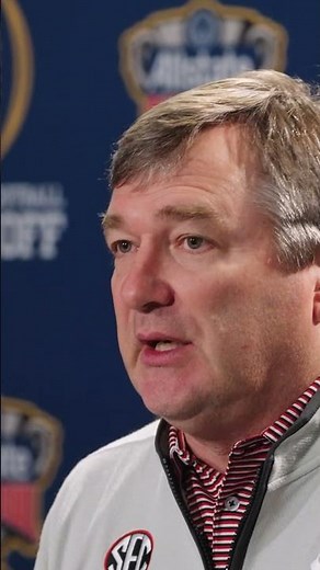 Georgia Coach Kirby Smart speaks at Media Day - 2026 CFP Quarterfinal at the Allstate Sugar Bowl