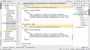 python使用flask读取mysql绘制饼图柱状图折线图