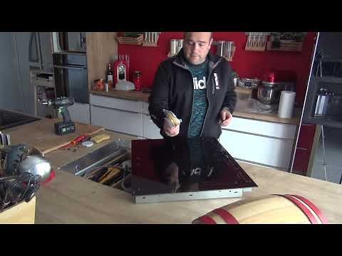 changement de vitre sur plaque induction