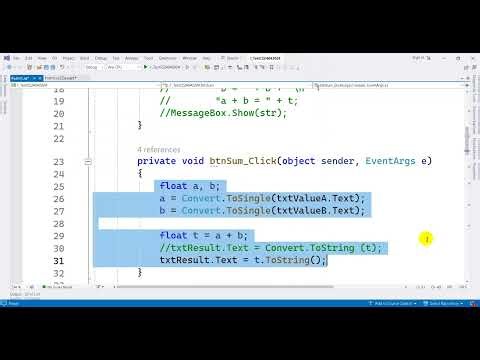 14-C# Developer: Variables - How to access multi events on a event | C# Programming