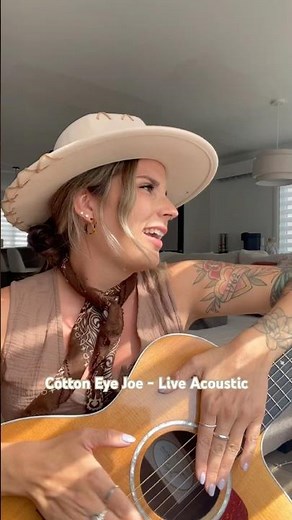 COTTON EYE JOE - Live acoustic 🤠😏🤯 #countrymusic #acoustic #singersongwriter #liveacoustic