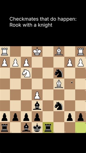 Can you coordinate a rook and a knight? What an amazing checkmate! #chess #chesstactics