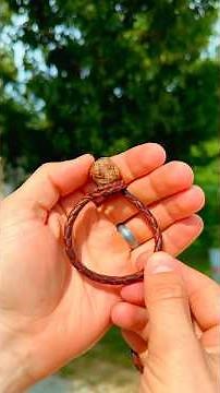 Leather braided bracelets #diy #leatherwork #leathercraft