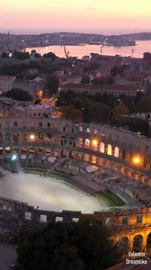 This isn’t Rome… but it might shock you more. 🏛️ Pula Arena is one of the best-preserved Roman amphitheaters in the WORLD and you can still walk where ladiators once fought. ⚔️ Built nearly 2,000 years ago 🔥 No major reconstruction , what you see is mostly ORIGINAL 🎶 Today it hosts concerts, festivals, and events under the stars 👀 Somehow still underrated compared to the Colosseum 💬 Be honest: Would you rather visit Pula Arena with fewer crowds or the Colosseum with millions of tourists? 👇